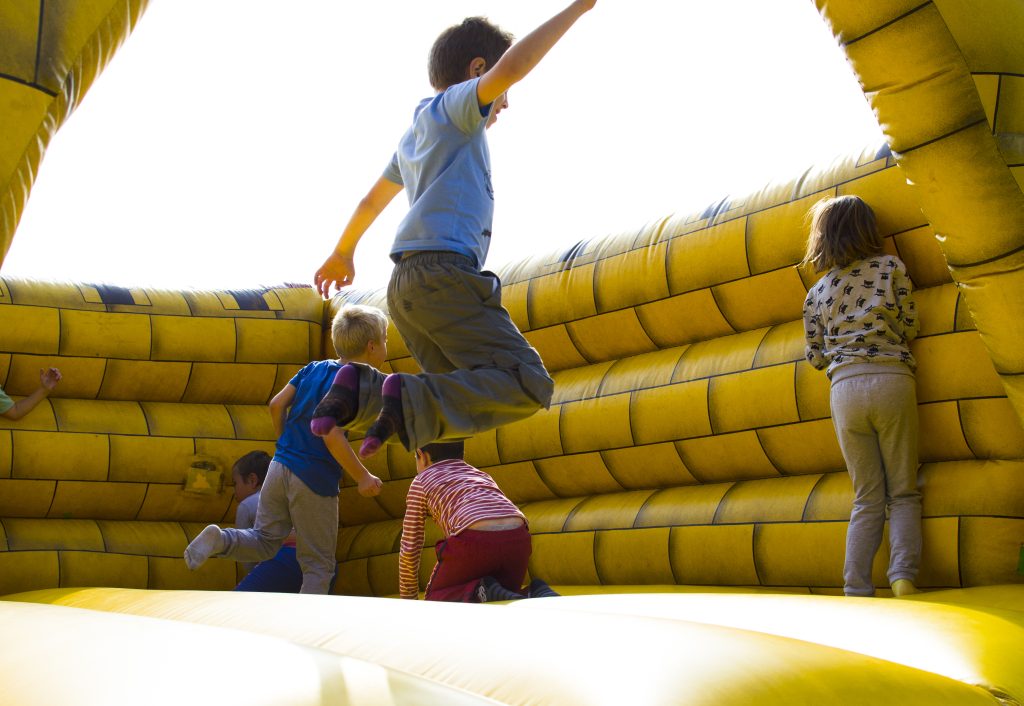 bouncy castle kid monsterball amusement