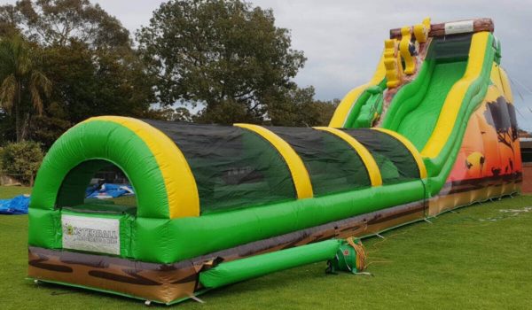australian colors inflatable water slide