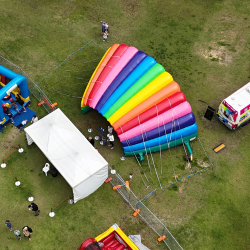 Rainbow Misting Arch